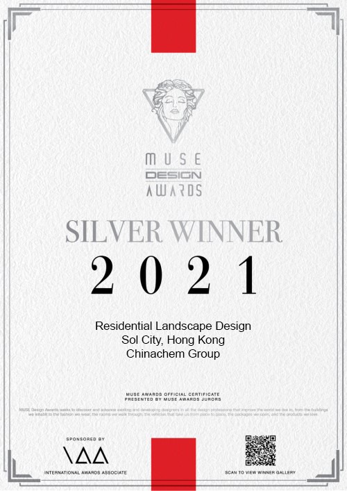 Chinachem Group (Sol City, Hong Kong) - MUSE Design Awards - Silver Winner 2021, Residential Landscape Design